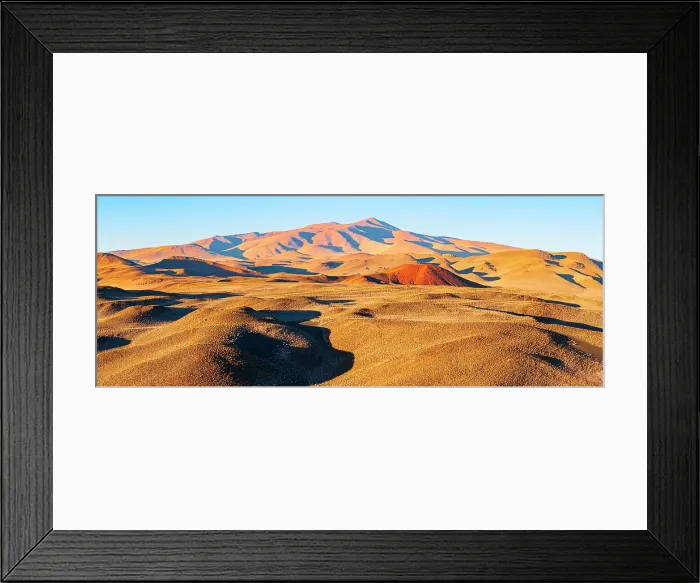 Framed Print : Aerial view of Cerro Galan caldera, Antofagasta de la Sierra, Puna, Catamarca, Argentina