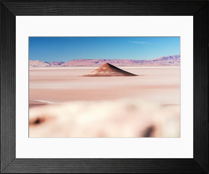 Framed Print : Arita Cone (Cono de Arita) at sunset, Salar de Arizaro, Tolar Grande, Puna, Argentina Framed Print : Arita Cone (Cono de Arita) at sunset, Salar de Arizaro, Tolar Grande, Puna, Argentina