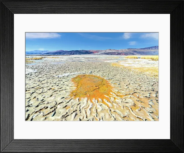 Framed Print : Minerals on cracked surface, Salar de Antofalla, Puna, Catamarca, Argentina Framed Print : Minerals on cracked surface, Salar de Antofalla, Puna, Catamarca, Argentina