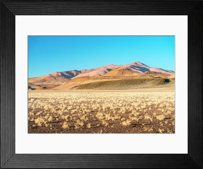 Framed Print : Volcanic desert landscape, Antofagasta de la Sierra, Puna, Catamarca, Argentina Framed Print : Volcanic desert landscape, Antofagasta de la Sierra, Puna, Catamarca, Argentina