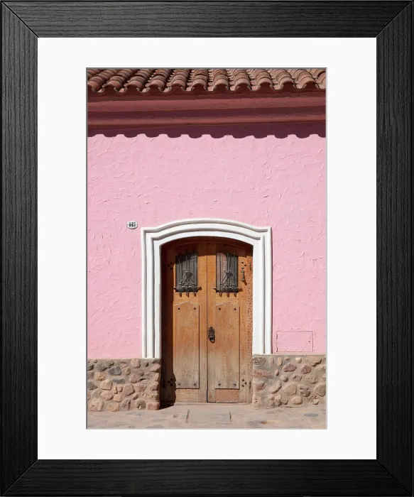 Framed Print : A colonial architecture door in the historical cask of Tilcara, Quebrada de Humahuaca, Jujuy, Northwest Argentina Framed Print : A colonial architecture door in the historical cask of Tilcara, Quebrada de Humahuaca, Jujuy, Northwest Argentina