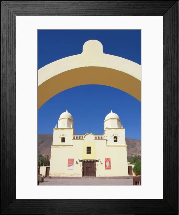 Framed Print : The church of Nuestra Senora del Rosario, Tilcara, Quebrada de Humahuaca, Jujuy, Northwest Argentina. A colonial architecture building dating back to 1890 Framed Print : The church of Nuestra Senora del Rosario, Tilcara, Quebrada de Humahuaca, Jujuy, Northwest Argentina. A colonial architecture building dating back to 1890
