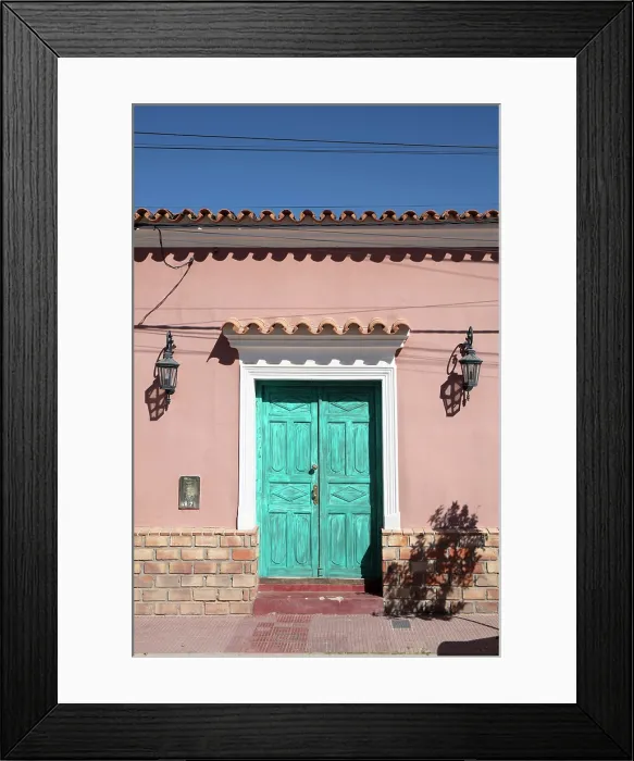 Framed Print : The door of a colonial house in Cafayate, Salta, Calchaqui Valleys, Northwest Argentina Framed Print : The door of a colonial house in Cafayate, Salta, Calchaqui Valleys, Northwest Argentina