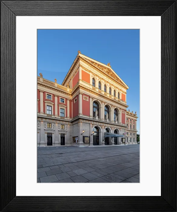 Framed Print : Wiener Musikverein concert hall, Vienna, Austria Framed Print : Wiener Musikverein concert hall, Vienna, Austria