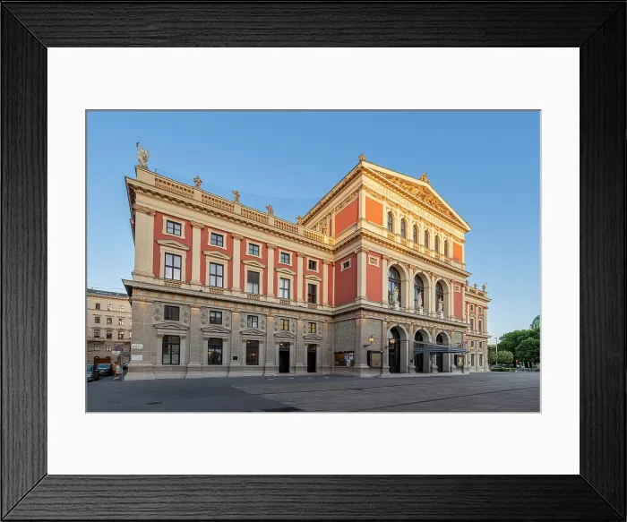 Framed Print : Wiener Musikverein concert hall, Vienna, Austria Framed Print : Wiener Musikverein concert hall, Vienna, Austria