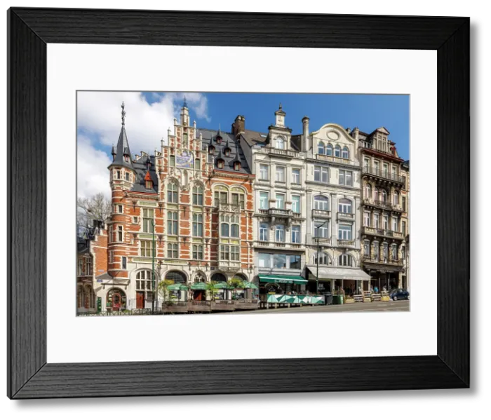Framed Print : Iconic, traditional architecture, Coudenburg, Brussels, Belgium Framed Print : Iconic, traditional architecture, Coudenburg, Brussels, Belgium