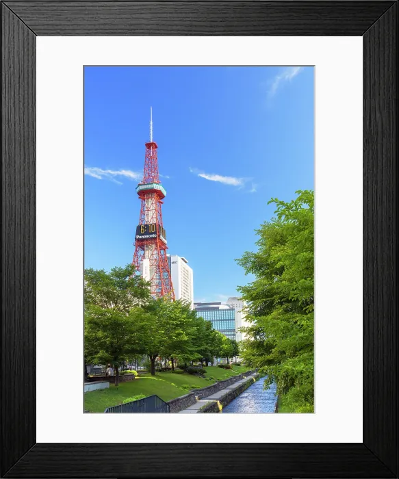 Framed Print : Sapporo TV Tower, Sapporo, Hokkaido, Japan Framed Print : Sapporo TV Tower, Sapporo, Hokkaido, Japan