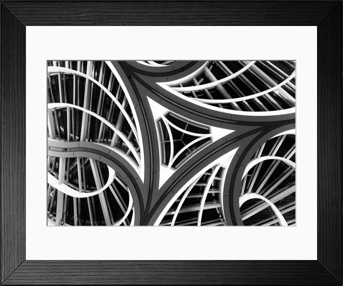 Framed Print : Abstract architectural detail of a building in Tokyo, Japan Framed Print : Abstract architectural detail of a building in Tokyo, Japan