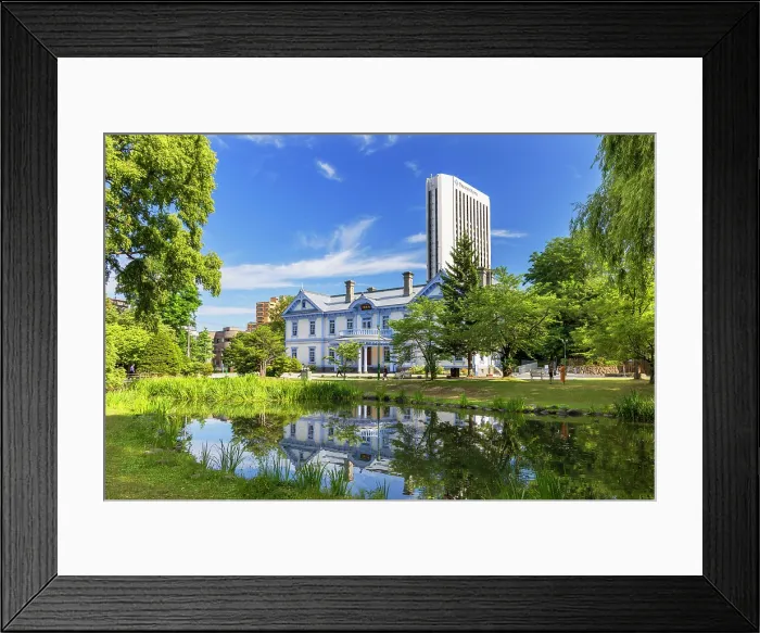 Framed Print : Hohei Kan (former hotel and historical building) in Nakajima Park, Sapporo, Hokkaido, Japan Framed Print : Hohei Kan (former hotel and historical building) in Nakajima Park, Sapporo, Hokkaido, Japan