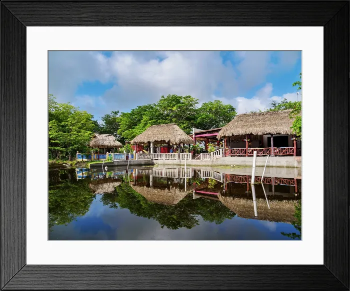 Framed Print : Maracas Bar and Grill by the New River, Orange Walk Town, Orange Walk District, Belize Framed Print : Maracas Bar and Grill by the New River, Orange Walk Town, Orange Walk District, Belize