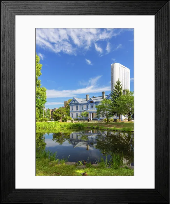 Framed Print : Hohei Kan (former hotel and historical building) in Nakajima Park, Sapporo, Hokkaido, Japan Framed Print : Hohei Kan (former hotel and historical building) in Nakajima Park, Sapporo, Hokkaido, Japan