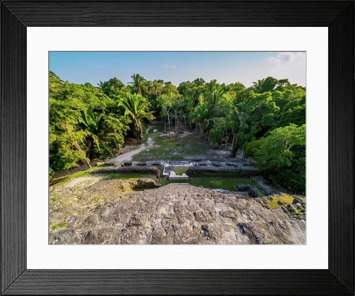 Framed Print : View from the High Temple, Lamanai Archaeological Reserve, Orange Walk District, Belize Framed Print : View from the High Temple, Lamanai Archaeological Reserve, Orange Walk District, Belize
