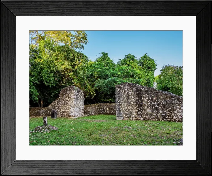 Framed Print : Church Ruins at Indian Church, Orange Walk District, Belize
