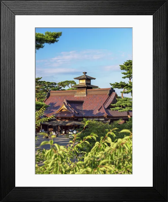 Framed Print : Goryokaku Palace in Goryokaku Park, Hakodate, Hokkaido, Japan