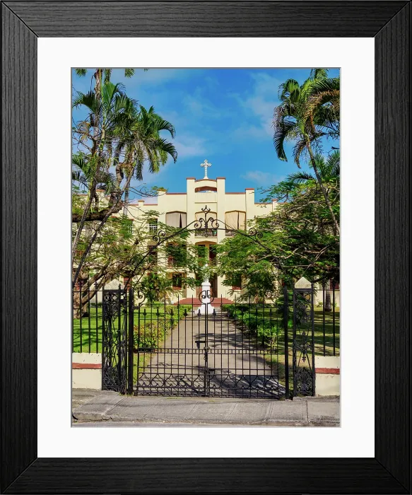 Framed Print : St. Catherine Academy, Belize City, Belize District, Belize