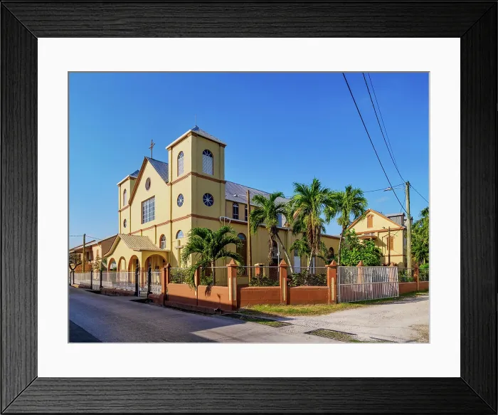 Framed Print : Holy Redeemer Cathedral, Belize City, Belize District, Belize Framed Print : Holy Redeemer Cathedral, Belize City, Belize District, Belize