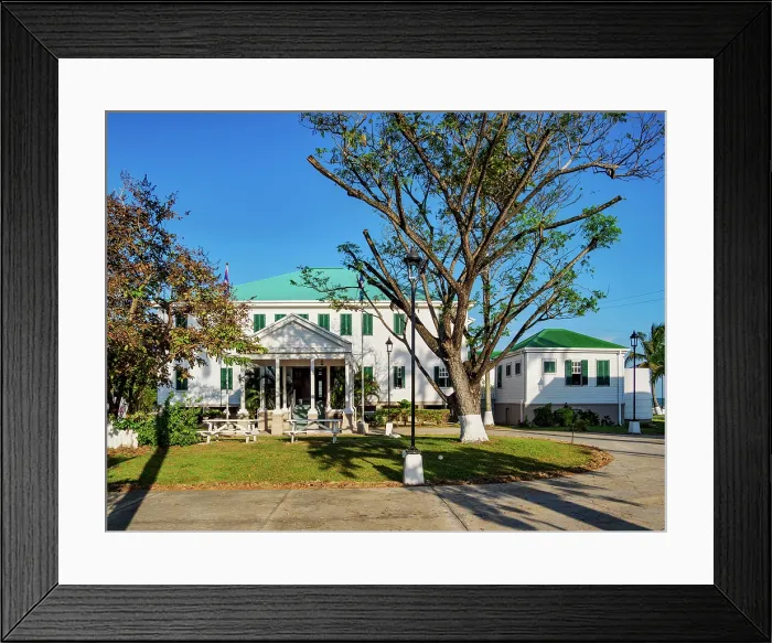 Framed Print : Former Government House, now House of Culture, Belize City, Belize District, Belize Framed Print : Former Government House, now House of Culture, Belize City, Belize District, Belize