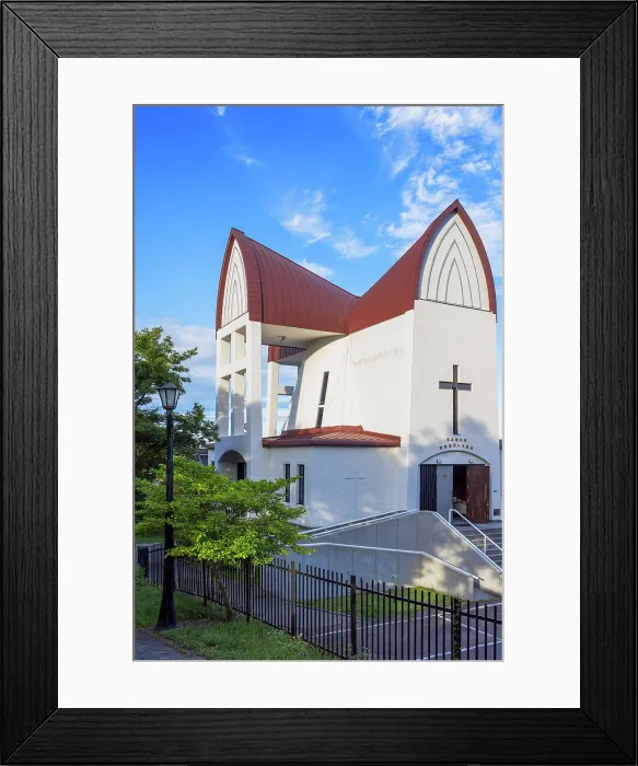 Framed Print : Episcopal St John's Church, Motomachi, Hakodate, Hokkaido, Japan Framed Print : Episcopal St John's Church, Motomachi, Hakodate, Hokkaido, Japan