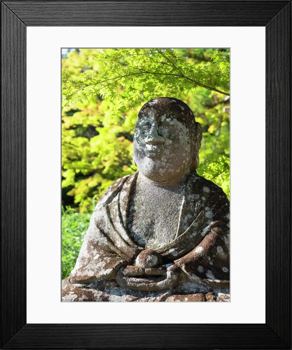 Framed Print : Statue at Jogyodo Hall at Motsu-ji Temple (UNESCO World Heritage Site), Hiraizumi, Iwate, Japan Framed Print : Statue at Jogyodo Hall at Motsu-ji Temple (UNESCO World Heritage Site), Hiraizumi, Iwate, Japan