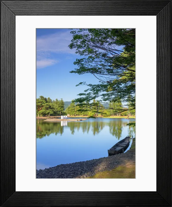 Framed Print : Oizumigaike Pond at Motsu-ji Temple (UNESCO World Heritage Site), Hiraizumi, Iwate, Japan Framed Print : Oizumigaike Pond at Motsu-ji Temple (UNESCO World Heritage Site), Hiraizumi, Iwate, Japan