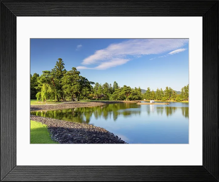 Framed Print : Oizumigaike Pond at Motsu-ji Temple (UNESCO World Heritage Site), Hiraizumi, Iwate, Japan Framed Print : Oizumigaike Pond at Motsu-ji Temple (UNESCO World Heritage Site), Hiraizumi, Iwate, Japan