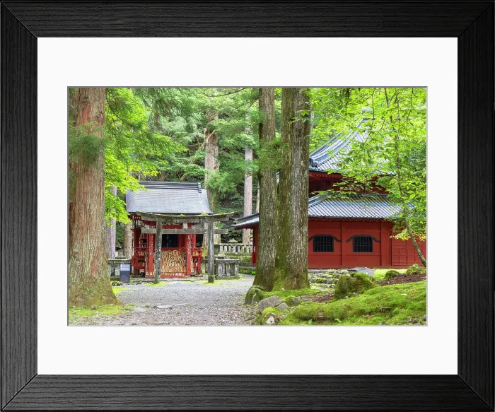 Framed Print : Kannon-do Temple Hall (Kyoshado) and Kaizando Hall of Rinnoji Temple (UNESCO World Heritage Site), Nikko, Tochigi, Japan Framed Print : Kannon-do Temple Hall (Kyoshado) and Kaizando Hall of Rinnoji Temple (UNESCO World Heritage Site), Nikko, Tochigi, Japan