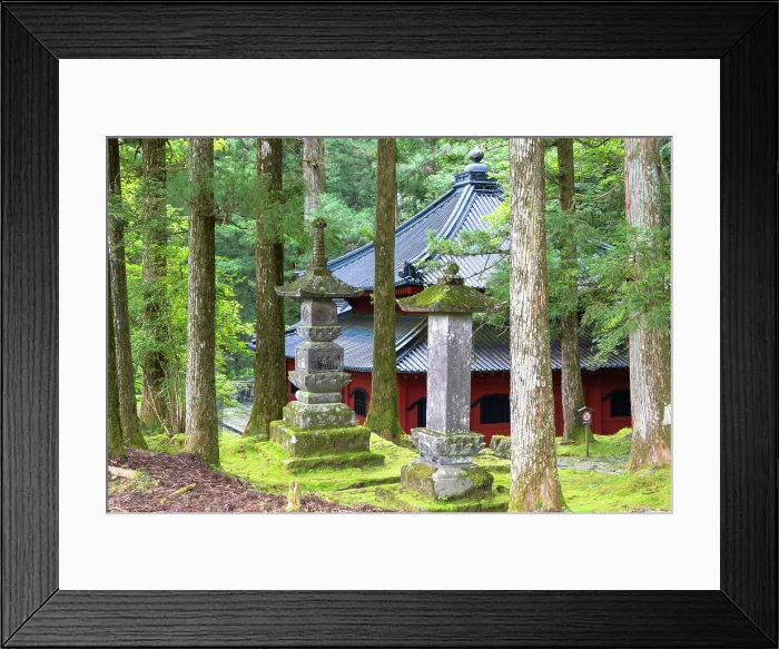 Framed Print : Kaizando Hall of Rinnoji Temple (UNESCO World Heritage Site), Nikko, Tochigi, Japan