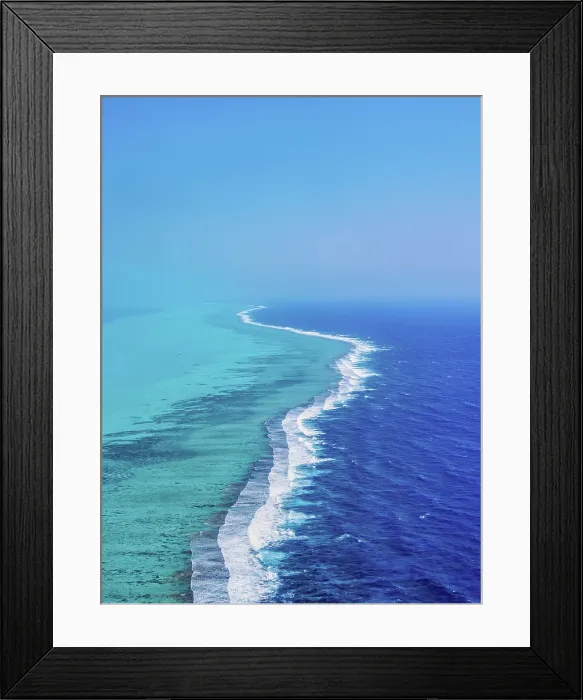 Framed Print : Lighthouse Reef, aerial view, Belize District, Belize Framed Print : Lighthouse Reef, aerial view, Belize District, Belize