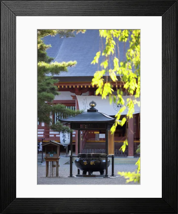 Framed Print : Main hall of Motsu-ji Temple (UNESCO World Heritage Site), Hiraizumi, Iwate, Japan Framed Print : Main hall of Motsu-ji Temple (UNESCO World Heritage Site), Hiraizumi, Iwate, Japan