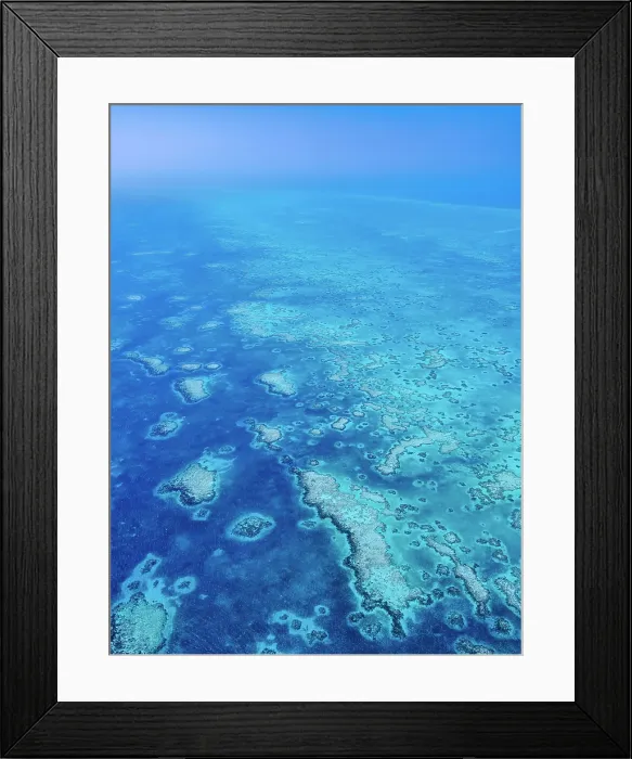 Framed Print : Lighthouse Reef, aerial view, Belize District, Belize Framed Print : Lighthouse Reef, aerial view, Belize District, Belize