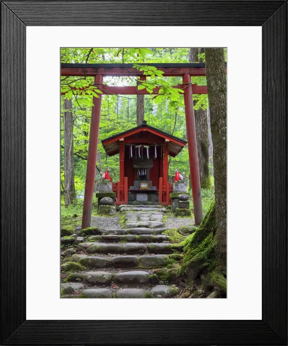 Framed Print : Takino'o Shrine of Futarasan Temple (UNESCO World Heritage Site), Nikko, Tochigi, Japan Framed Print : Takino'o Shrine of Futarasan Temple (UNESCO World Heritage Site), Nikko, Tochigi, Japan