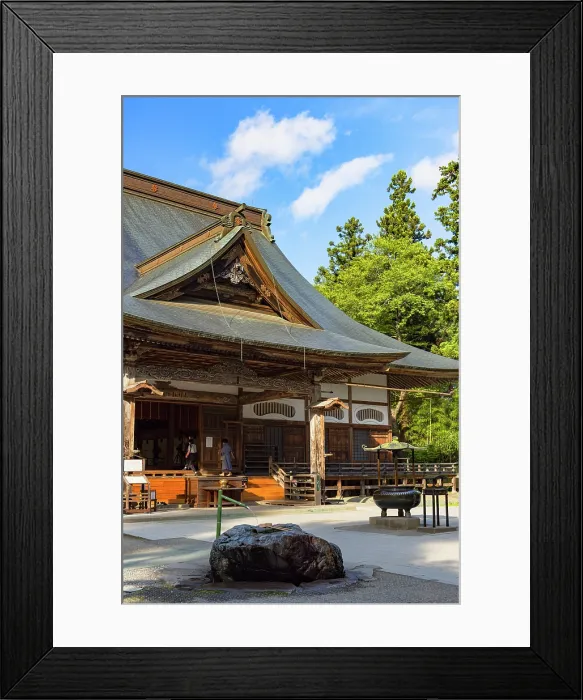 Framed Print : Main Hall of Chuson-ji Temple (UNESCO World Heritage Site), Hiraizumi, Iwate, Japan Framed Print : Main Hall of Chuson-ji Temple (UNESCO World Heritage Site), Hiraizumi, Iwate, Japan