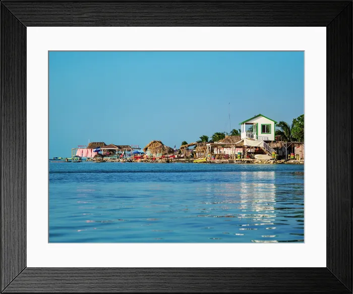 Framed Print : Secret Beach, Ambergris Caye, Belize District, Belize Framed Print : Secret Beach, Ambergris Caye, Belize District, Belize