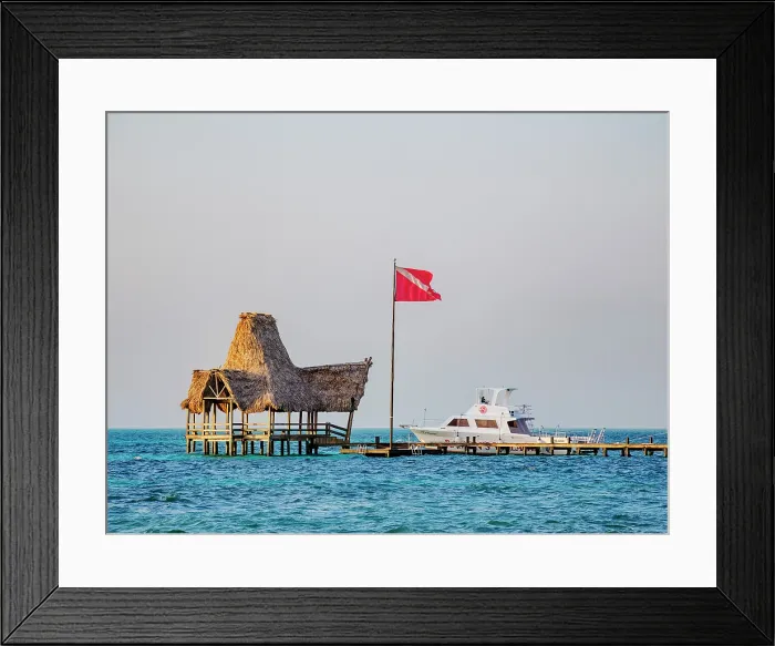 Framed Print : Ramons Village Resort, San Pedro Town, Ambergris Caye, Belize District, Belize Framed Print : Ramons Village Resort, San Pedro Town, Ambergris Caye, Belize District, Belize