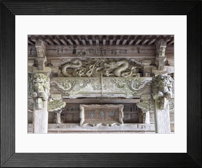 Framed Print : Benkeido Hall of Chuson-ji Temple (UNESCO World Heritage Site), Hiraizumi, Iwate, Japan
