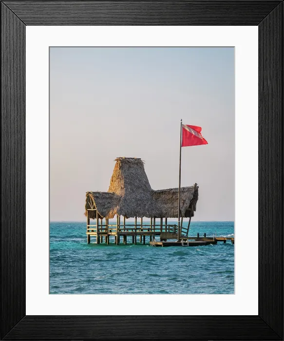 Framed Print : Ramons Village Resort, San Pedro Town, Ambergris Caye, Belize District, Belize Framed Print : Ramons Village Resort, San Pedro Town, Ambergris Caye, Belize District, Belize
