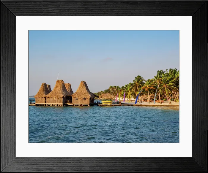 Framed Print : Ramons Village Resort, San Pedro Town, Ambergris Caye, Belize District, Belize Framed Print : Ramons Village Resort, San Pedro Town, Ambergris Caye, Belize District, Belize