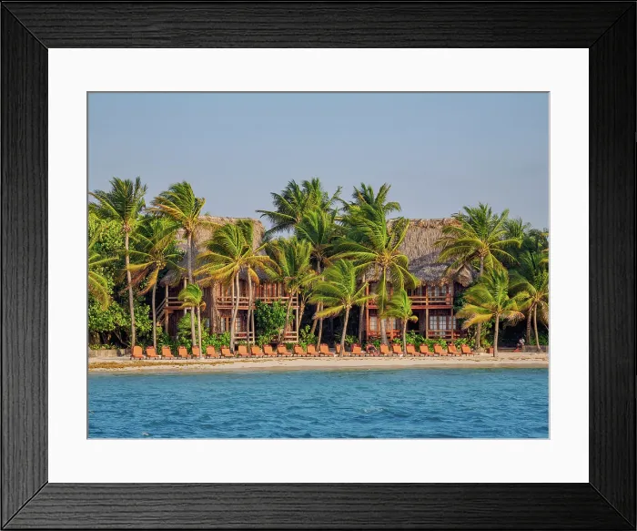 Framed Print : Ramons Village Resort, San Pedro Town, Ambergris Caye, Belize District, Belize Framed Print : Ramons Village Resort, San Pedro Town, Ambergris Caye, Belize District, Belize