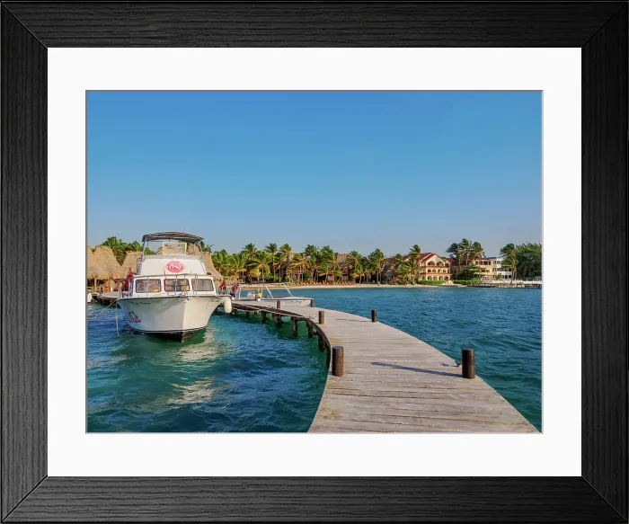 Framed Print : Ramons Village Resort, San Pedro Town, Ambergris Caye, Belize District, Belize Framed Print : Ramons Village Resort, San Pedro Town, Ambergris Caye, Belize District, Belize