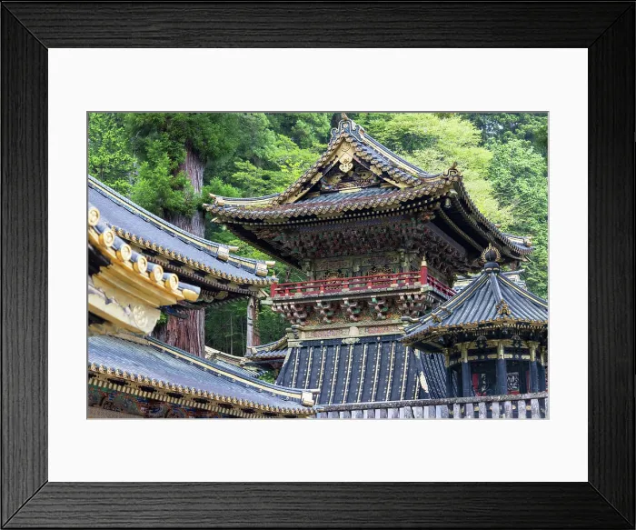 Framed Print : Drum Tower at Toshogu Temple (UNESCO World Heritage Site), Nikko, Tochigi, Japan