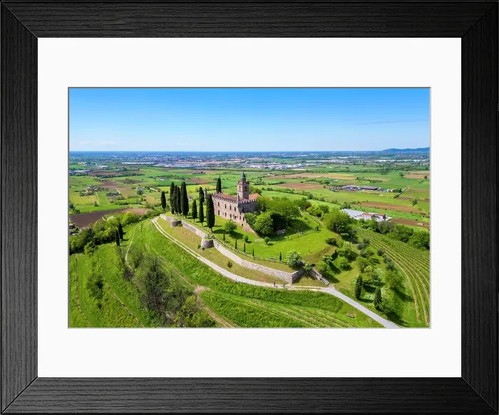 Framed Print : Santissima di Gussago in spring. Gussago, Franciacorta, Brescia district, Lombardy, Italy Framed Print : Santissima di Gussago in spring. Gussago, Franciacorta, Brescia district, Lombardy, Italy