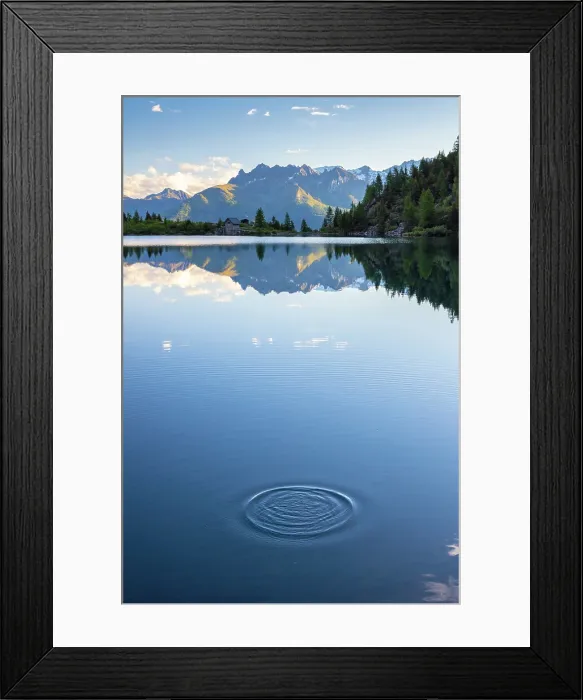 Framed Print : Aviolo lake in the Adamello park. Edolo, Brescia province, Italy Framed Print : Aviolo lake in the Adamello park. Edolo, Brescia province, Italy