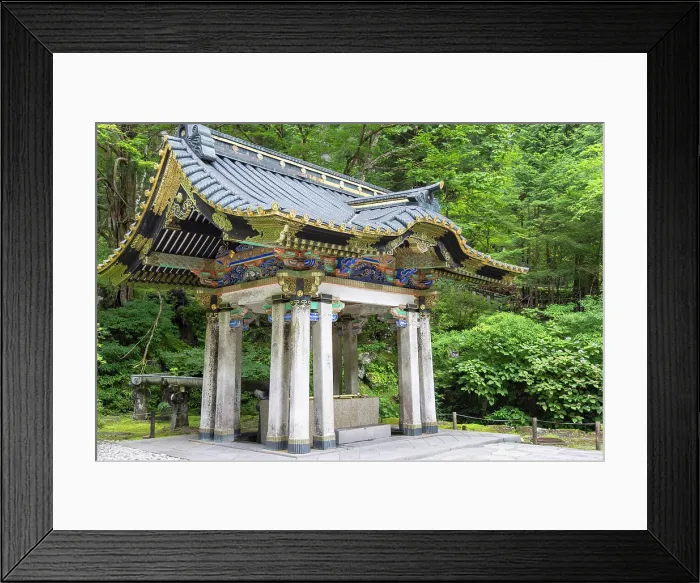 Framed Print : Purification Fountain of Mausoleum of Iemitsu at Rinnoji Temple (UNESCO World Heritage Site), Nikko, Tochigi, Japan Framed Print : Purification Fountain of Mausoleum of Iemitsu at Rinnoji Temple (UNESCO World Heritage Site), Nikko, Tochigi, Japan