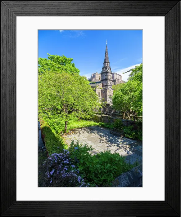 Framed Print : Parish Church of St. Cuthbert in spring. Edinburgh, Scotland, United Kingdom Framed Print : Parish Church of St. Cuthbert in spring. Edinburgh, Scotland, United Kingdom