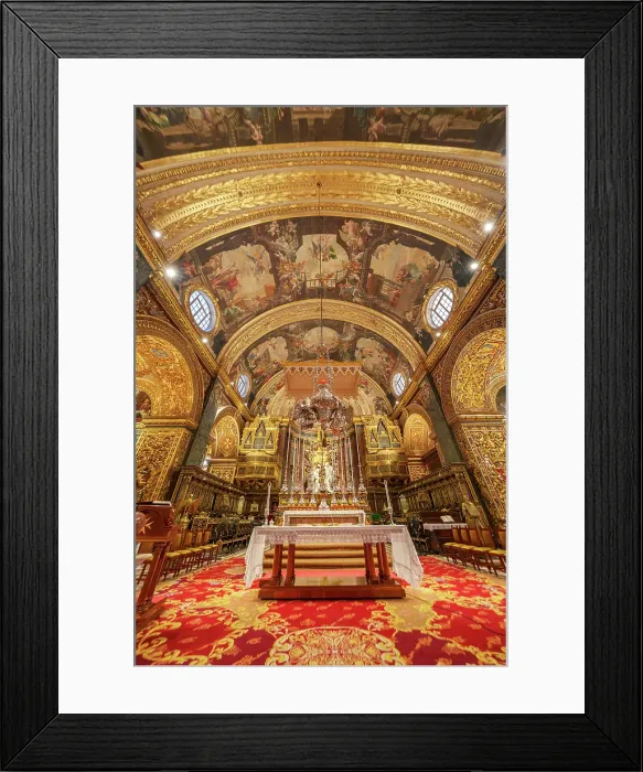 Framed Print : St Johns Co Cathedral, Valletta, Malta Framed Print : St Johns Co Cathedral, Valletta, Malta