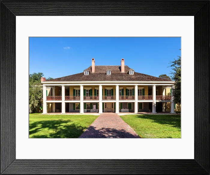 Framed Print : Destrehan Plantation, Louisiana, USA, North America Framed Print : Destrehan Plantation, Louisiana, USA, North America