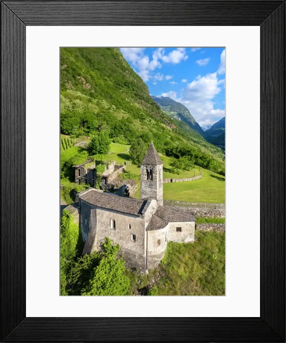 Framed Print : Sunrise church of Santa Perpetua dominating the city of Tirano. Tirano, Sondrio district, Valtellina, Lombardy, Italy Framed Print : Sunrise church of Santa Perpetua dominating the city of Tirano. Tirano, Sondrio district, Valtellina, Lombardy, Italy