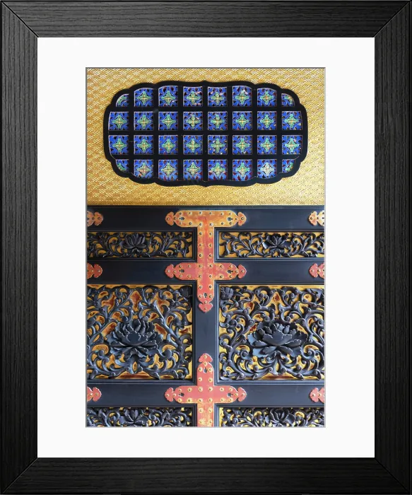 Framed Print : Detail of Yashamon Gate of Mausoleum of Iemitsu at Rinnoji Temple (UNESCO World Heritage Site), Nikko, Tochigi, Japan Framed Print : Detail of Yashamon Gate of Mausoleum of Iemitsu at Rinnoji Temple (UNESCO World Heritage Site), Nikko, Tochigi, Japan
