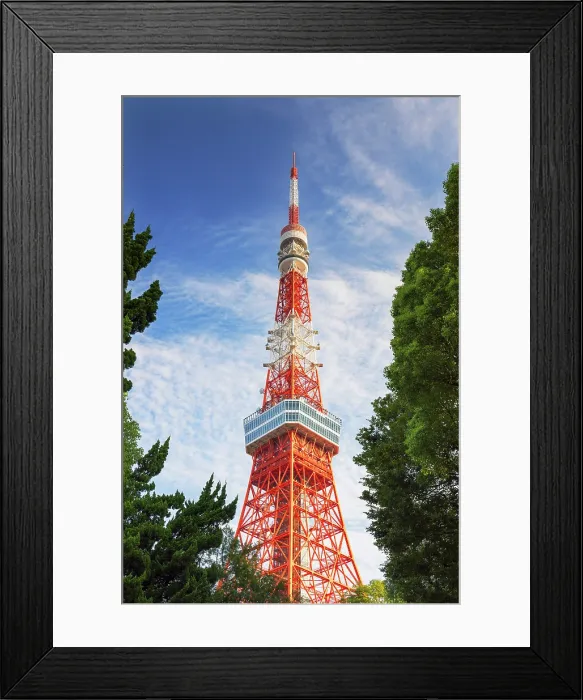 Framed Print : Tokyo Tower, Tokyo, Japan Framed Print : Tokyo Tower, Tokyo, Japan
