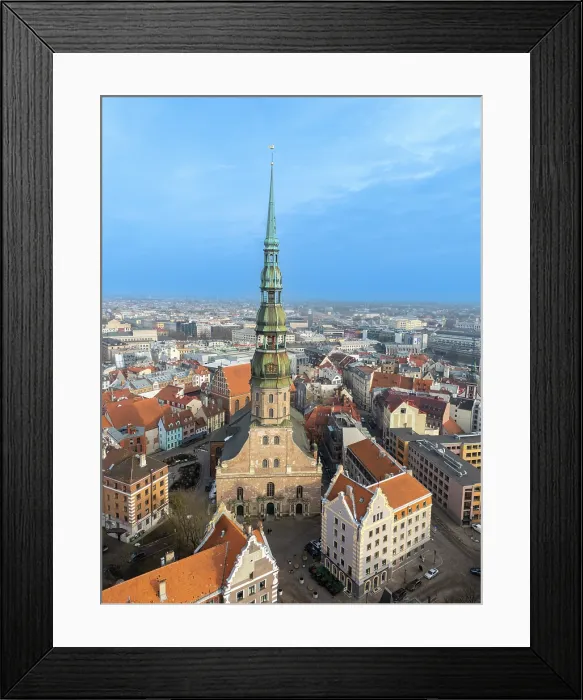 Framed Print : St Peter's Church, Riga, Latvia